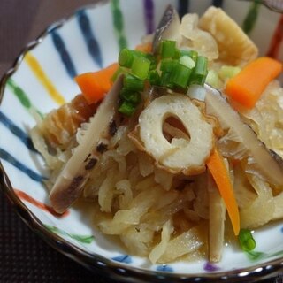 超お手軽♫ 切り干しと竹輪の煮物